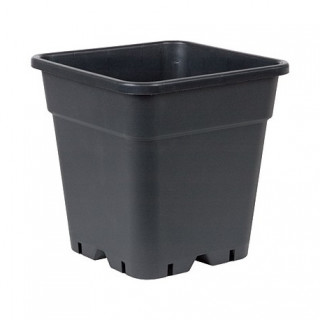 Pot carré noir 18 litres occasion 30,5 x 30,5 x 31 cm
