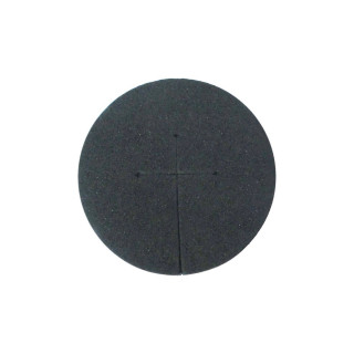 Disque néoprène noir - 5,1 cm