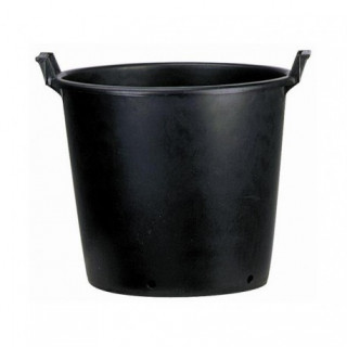 Pot rond noir 35 litres - 45 x 37 cm